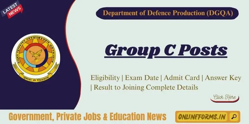 Department of Defence Production Recruitment