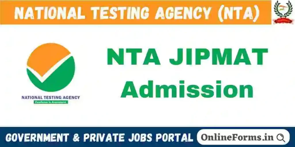 NTA JIPMAT Admission