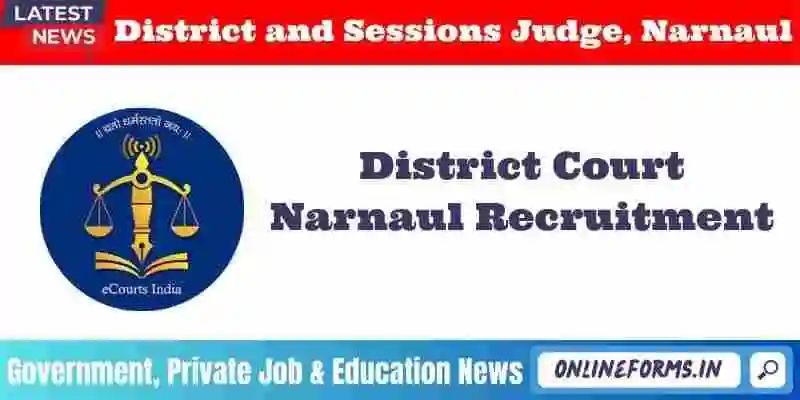 District Court Narnaul Recruitment 2024 | Clerk 26 Vacancies