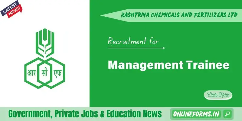 RCF Management Trainee Recruitment