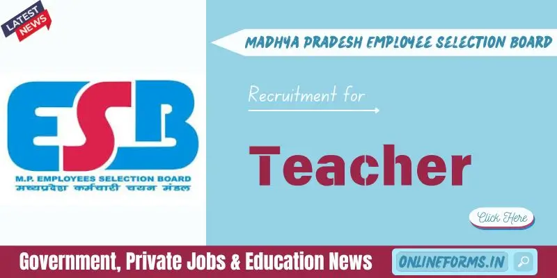 MP Teacher Recruitment