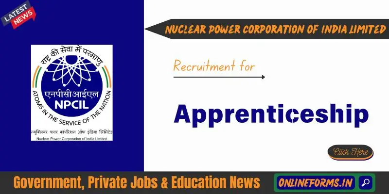 NPCIL Apprentice Recruitment