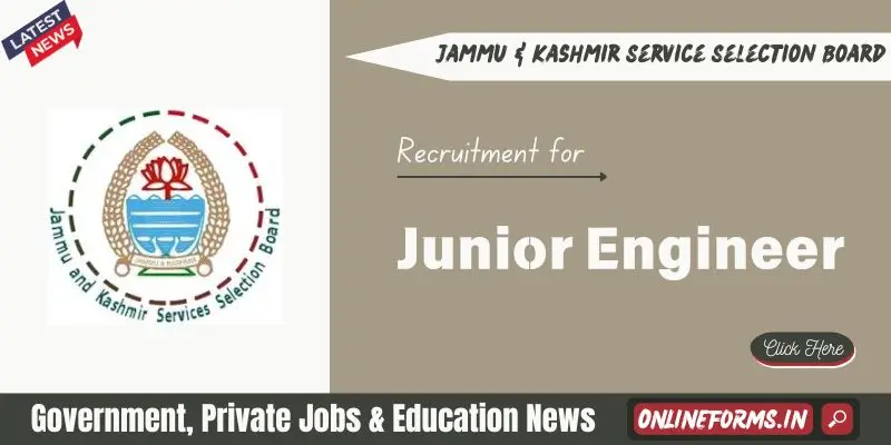 JKSSB JE Recruitment
