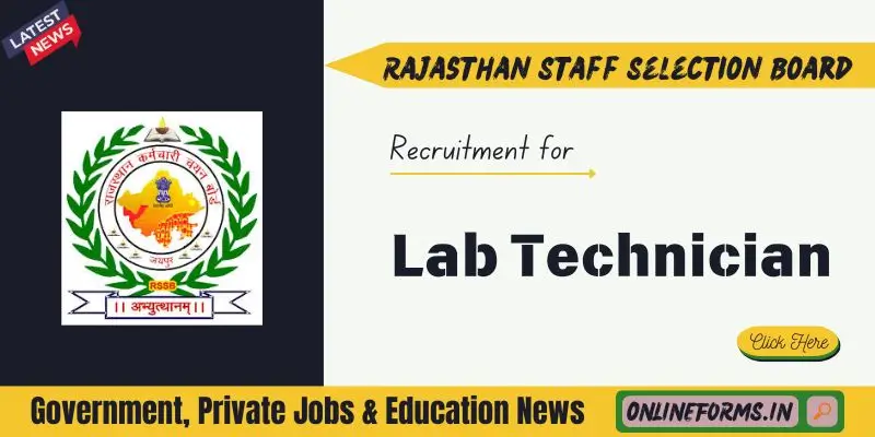 RSSB Lab Technician Recruitment