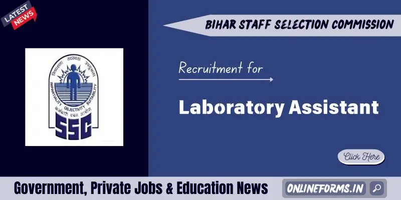 Bihar Laboratory Assistant Recruitment