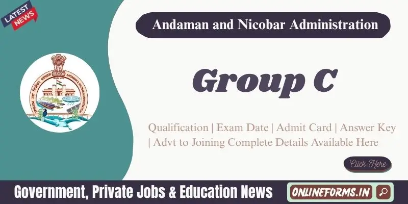 Andaman Nicobar Group C Recruitment