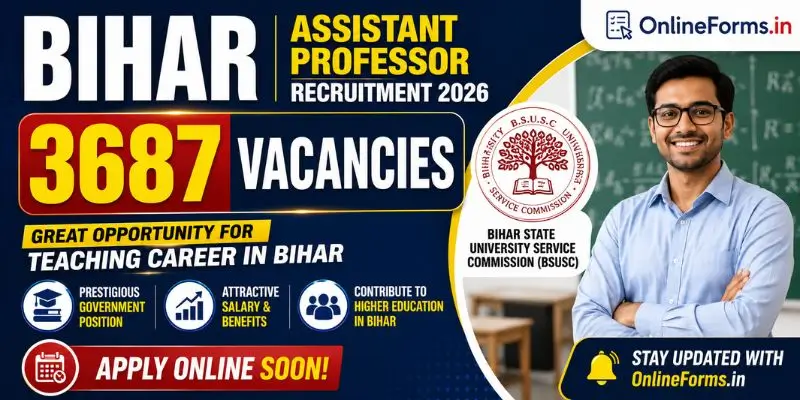 Bihar Assistant Professor Recruitment 2026