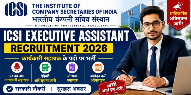 ICSI Executive Assistant Recruitment 2026